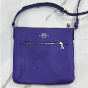 Coach Vibrant Purple Crossbody Bag